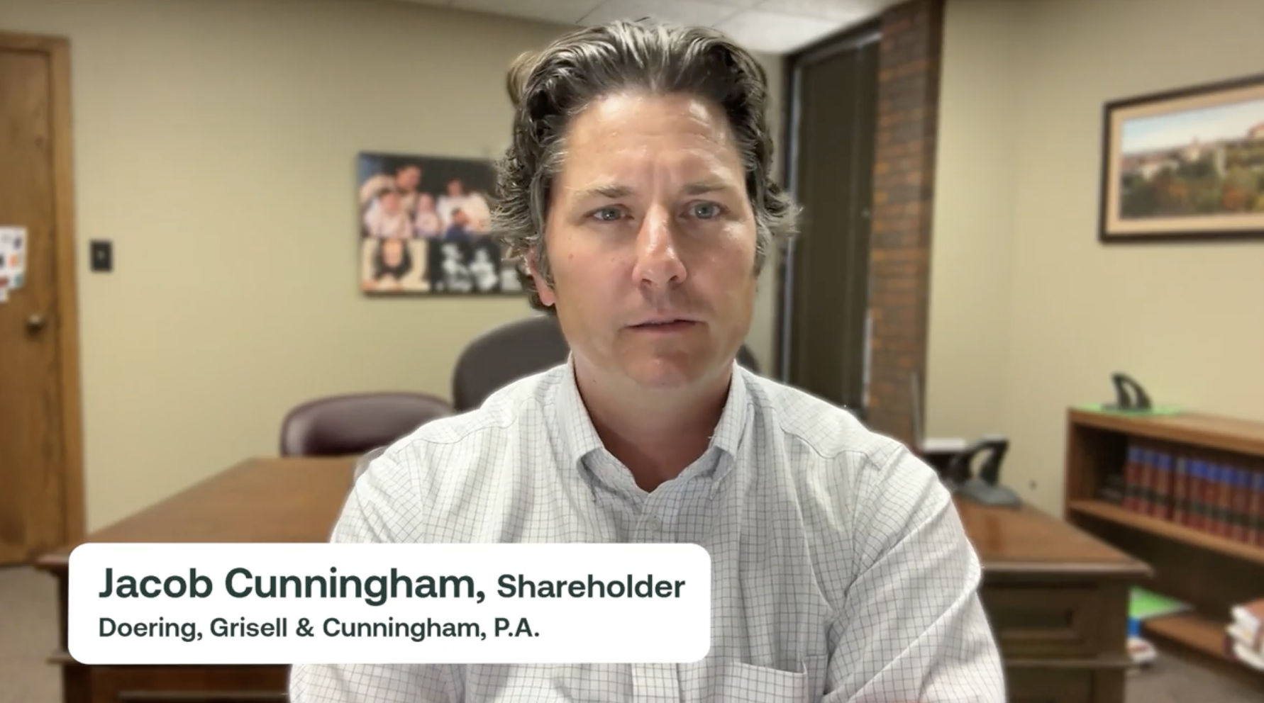 Doering, Grisell & Cunningham, P.A. shareholder Jacob Cunningham